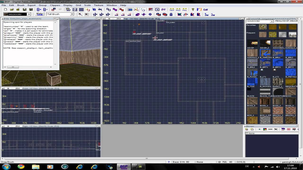 Digital Paintball 2 | BSP Mapping Tutorial [Part 6 - Wie stelle ich ...