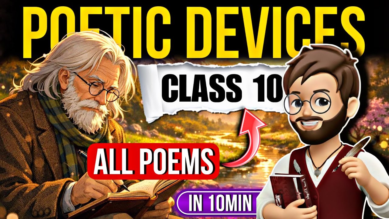 Poetic Devices Class 10 | All Poems Poetic Devices English Class 10 | Literary Devices