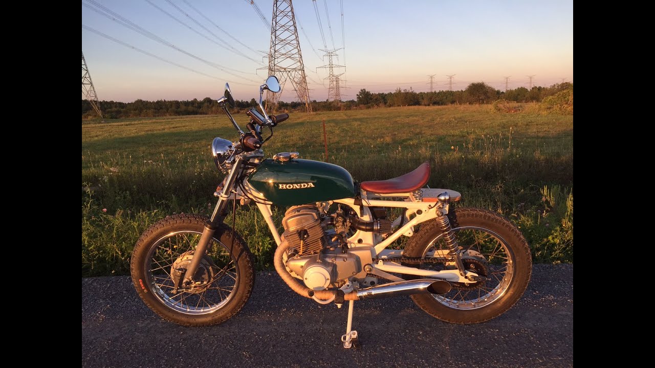 1979 Honda CM185 Twinstar Custom Bobber Project YouTube