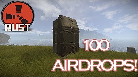 100 AIRDROPS! - Rust Random Server Gameplay #1 | HD 60FPS