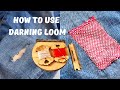 How to use Darning loom, How to use Speedweve loom, Mend and repair fabric using mini darning loom