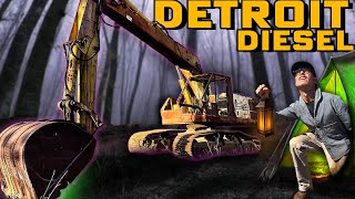 I Slept In A HAUNTED FOREST Until This ABANDONED EXCAVATOR LIVES AGAIN! (Will It Run??)