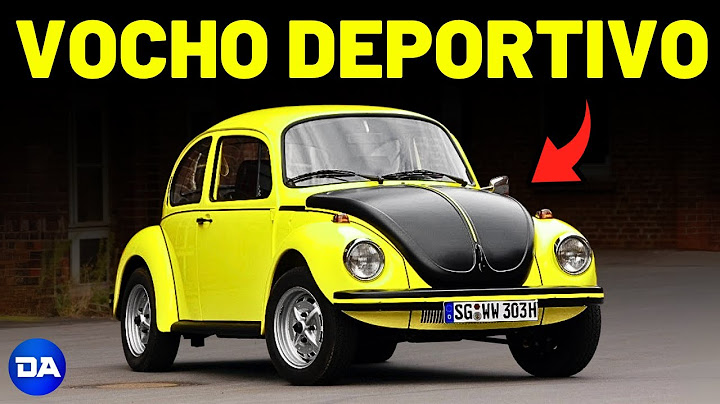 EL RARÍSIMO VOCHO DEPORTIVO QUE POCAS PERSONAS CONOCEN