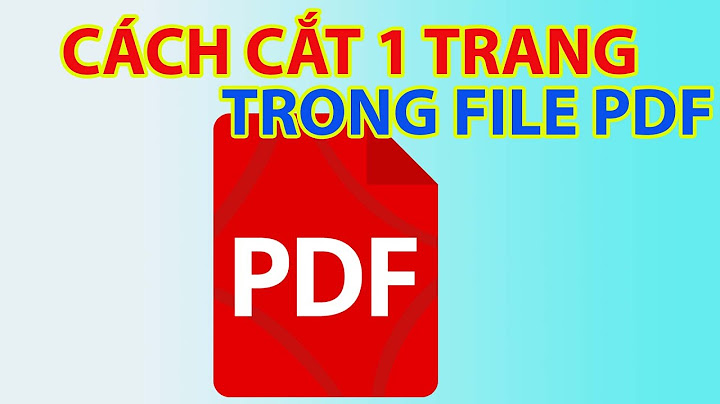 Hướng dẫn căn thẳng trang trong file pdf