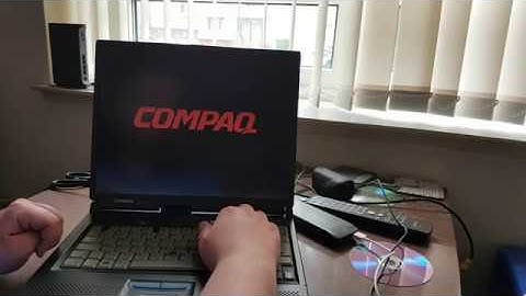 Compaq Armada E700 Unboxing and Windows 98 SE QuickRestore