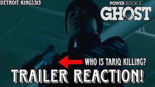 POWER BOOK II  GHOST TRAILER REACTION #powerbook2  #starz  #reaction  WHO IS TARIQ KILLING 😳😳😳😳👀👀👀👀