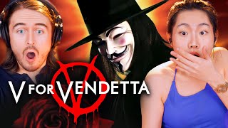**CAN'T LOOK AWAY** V for Vendetta (2005) Reaction: FIRST TIME WATCHING