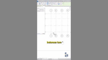 Easy Grids in Revit Tutorial #bim #revit #architecture #revittraining #revittutorial #bimmodeling