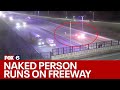 Naked person runs on freeway; Oak Creek police take action