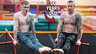 My Dad Trained Gymnastics with me for 30 days! {Inspirational Transformation} | Nile Wilson