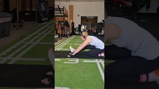 Half Split Stretch Estiramiento isquios