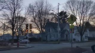 Flashing Yellow & Red Traffic Lights