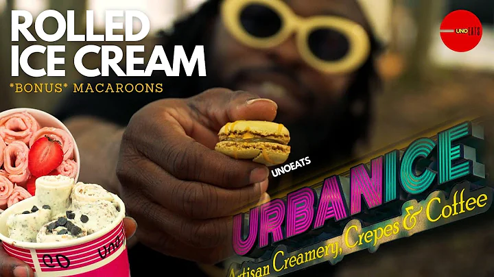 TOP 5 🍨 ROLLED ICE CREAM (SO NEW YORKER & MORE)‼ BONUS MACAROONS @ URBAN ICE 🧊 [NORFOLK, VA.]