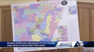 Arkansas Senate and House reapportionment maps approved by board