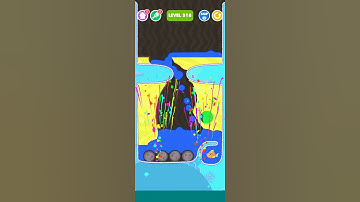 save the fish level 318 -mobile game/fishdom #shorts