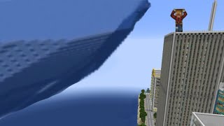 😱на город надвигается цунами в Майнкрафт!