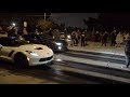 Nitrous C7 Corvette Z06 Vs Boosted Mustang $4,200 Street Race