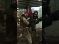 Marine Boot Camp: Brutal Pugil Stick Battle! 😰😰😰 #military #militaryshorts #shorts
