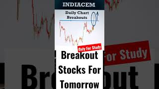Best Stocks To Buy Now - Breakout Stocks For Tomorrow - INDIACEM Share  breakoutstocks  shorts