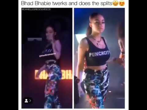 Bhad bhabie twerks and does the splits😍🔥