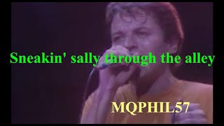 ROBERT PALMER   Sneakin&#39; sally thru the alley    Live LYRICS