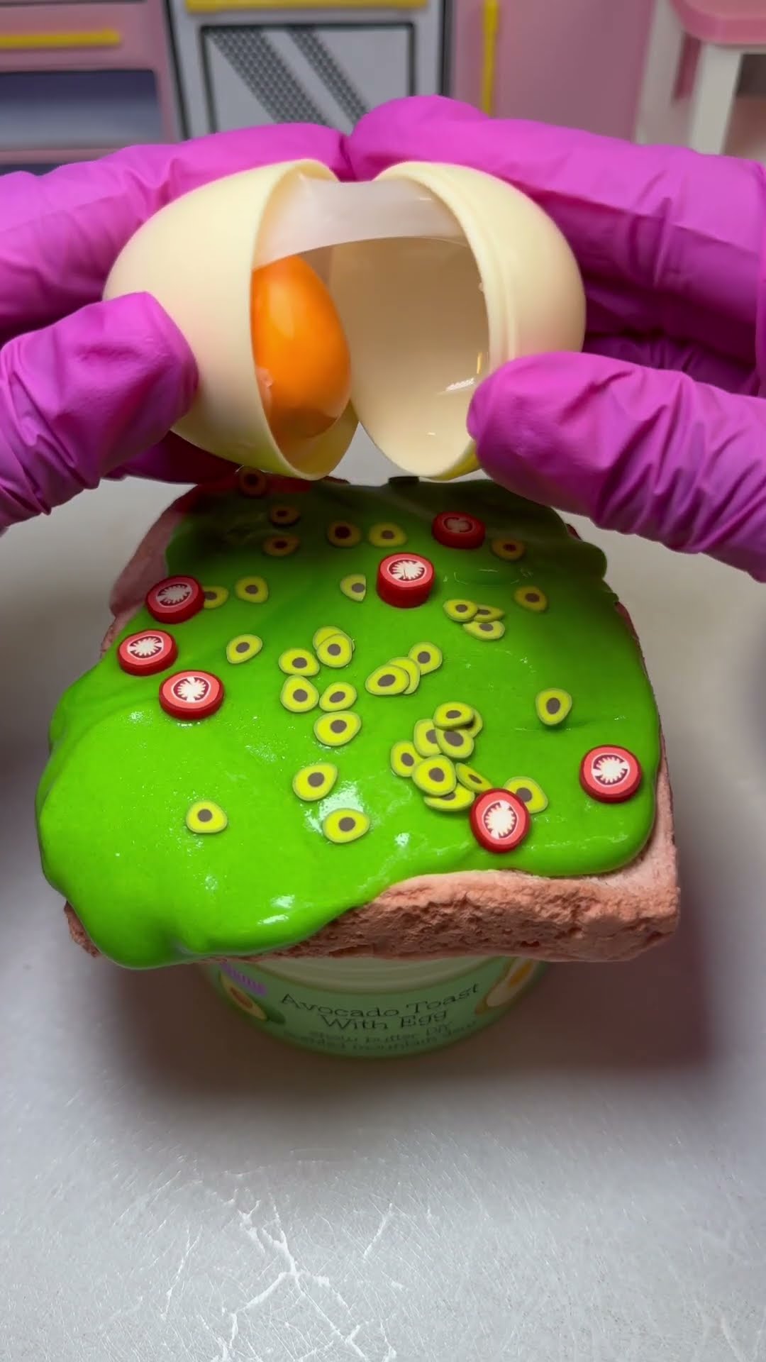 Packing School Lunch With SLIME Food??Satisfying Video ASMR? #asmr  #shorts  #shortsfeed