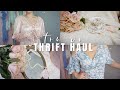 ♡ TRY ON VINTAGE THRIFT HAUL | Thrifted Decor, Clothing, Antiques ♡