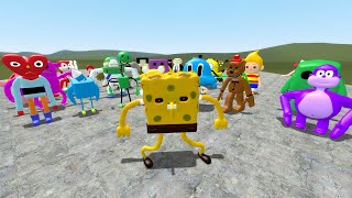 PLAYING AS SPONGEBOB.EXE vs ALL 3D SANIC CLONES MEMES in Garry's Mod! (2023)