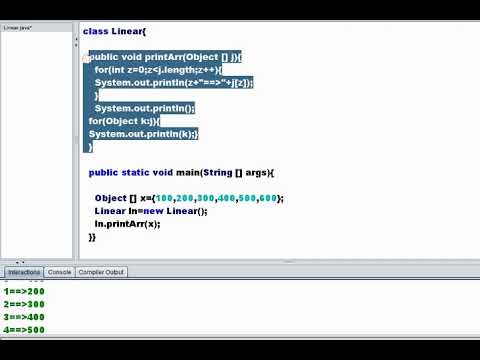 Linear Array in Data Structure - Java Intermediate Tutorial - 1 of 2 ...
