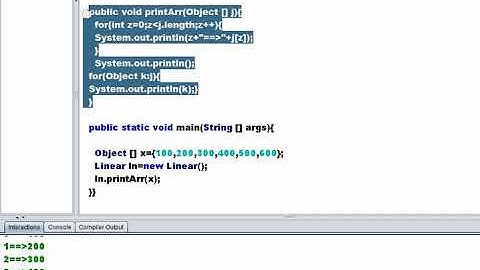 Linear Array  in Data Structure - Java Intermediate Tutorial - 1 of 2