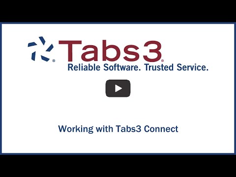 Working with Tabs3 Connect