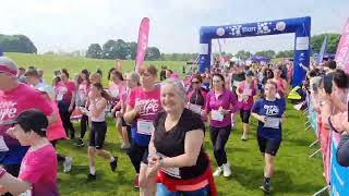 Race for Life Leeds - start of 3k and 5k event - Sunday 12 May 2024