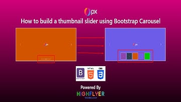 How to Build a Thumbnail Slider Using Bootstrap Carousel | Bootstrap Tutorial | Bootstrap Course