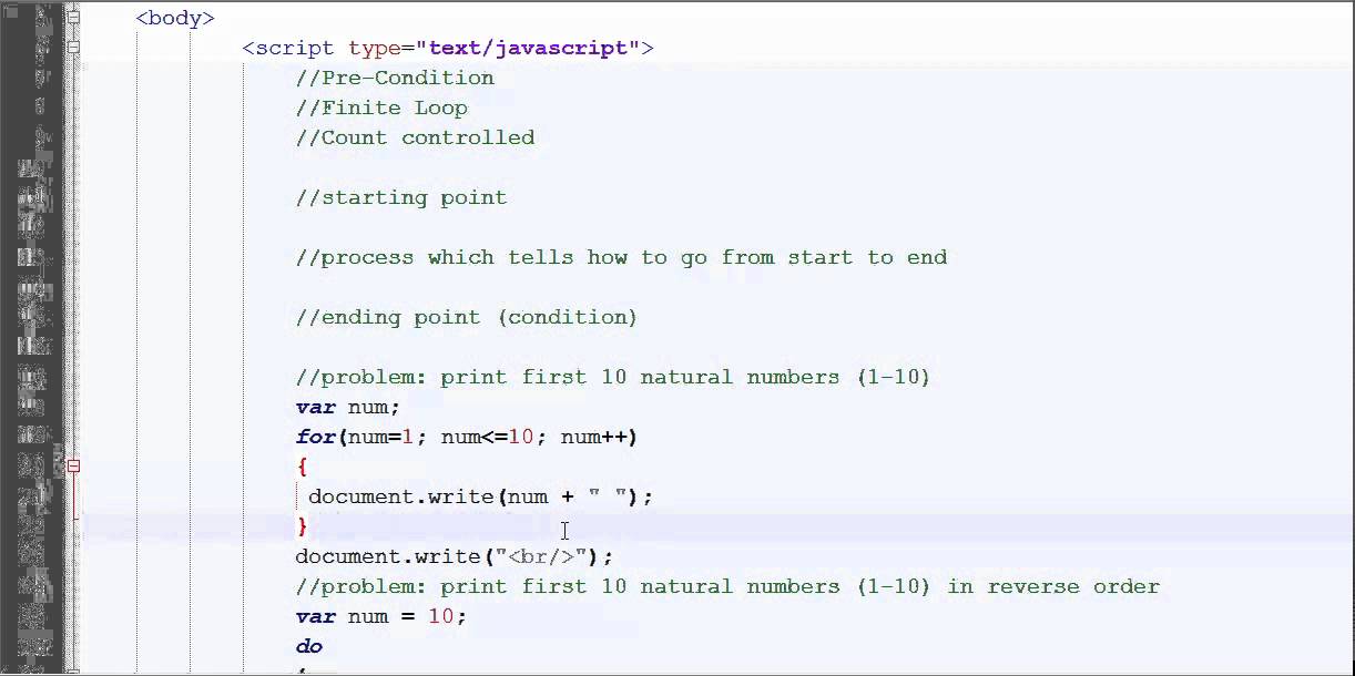 JavaScript Tutorial #14 - For Loop - YouTube