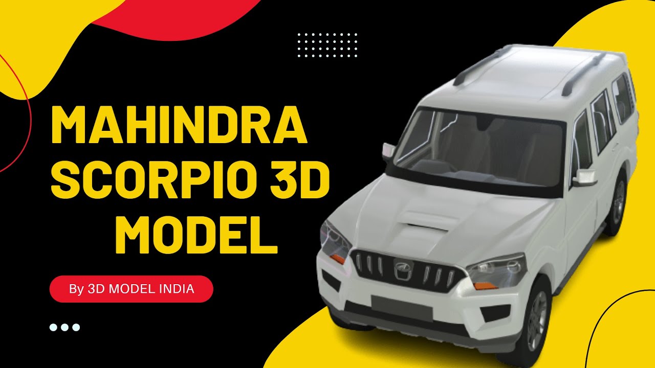 MAHINDRA SCORPIO 3D MODEL