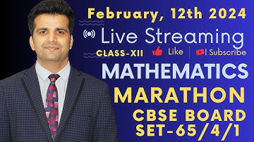 CBSE CLASS 12 MATHS ANSWER KEY 2023|MATHEMATICS PAPER SOLUTION 2023 SET-65/4/1