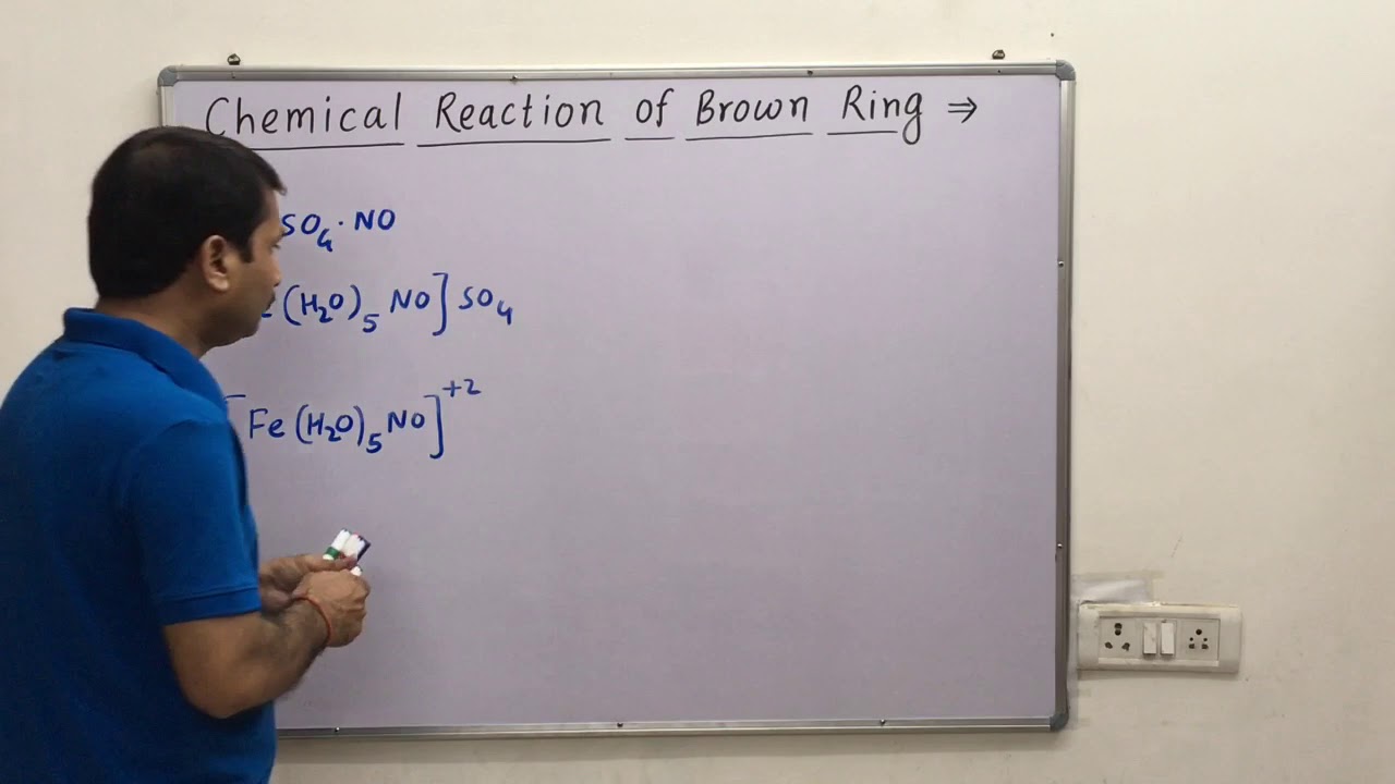 Brown ring test |Nitrate ion test |Chemistry practical|Salt analysis |  Pandey JI - YouTube