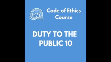Episode 442: Duty to the Public 10: Code of Ethics Course