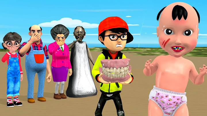 Scary Teacher 3D vs Squid Game Make Porcelain Teeth For Baby Squid Beautiful Or Bad 5 Time Challenge