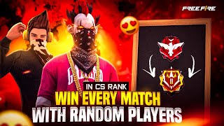How To Win Every Cs Rank With Random Players || Clash Squad Rank Tips & Tricks