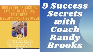 Former NFL Player (Coach Randy Brooks) Leads Multimillion-Dollar Company and Shares Success Secrets
