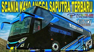 SHARE JETBUS 3  VOYAGER ANGGA SAPUTRO EDIT TRONTON || SCANIA K410iB | Mod bussid terbaru