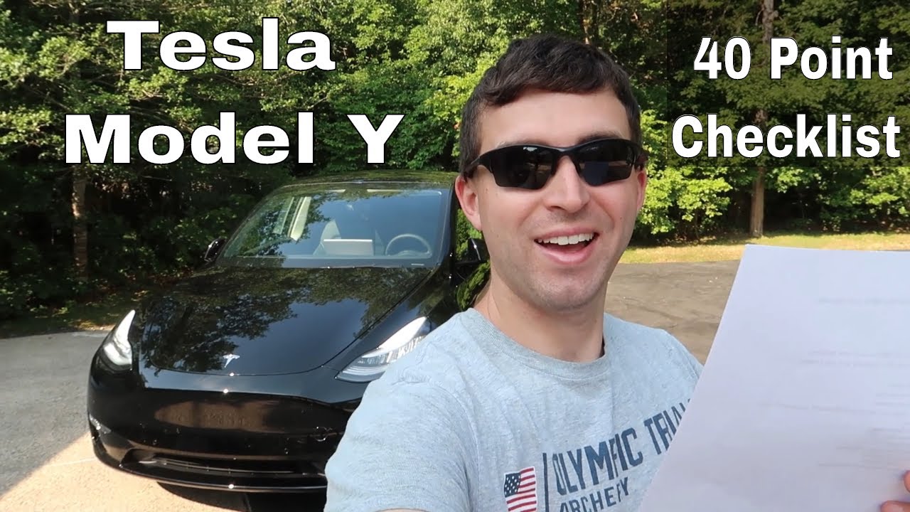 40 Point Tesla Model Y Checklist Tesla Pick Up Guide Tesla Model Y