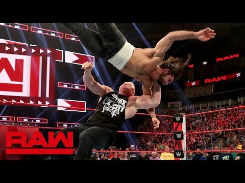 Seth Rollins stands up to Brock Lesnar despite injury: Raw, Aug. 5, 2019