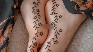 #latest side foot mehndi designs# beautiful side foot mehndi designs #hennadesign #mehandi #henna.