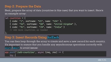 Learn How to Insert Multiple Records in MongoDB Using Express