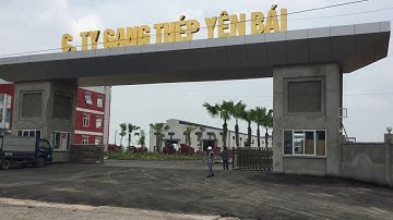 Lắp đặt cổng xếp inox 304 tại nhà máy gang thép Yên Bái