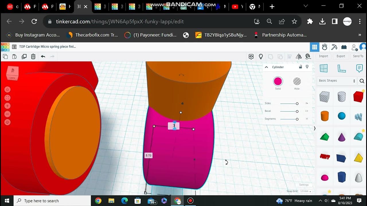 working on tinkercad video 2 YouTube