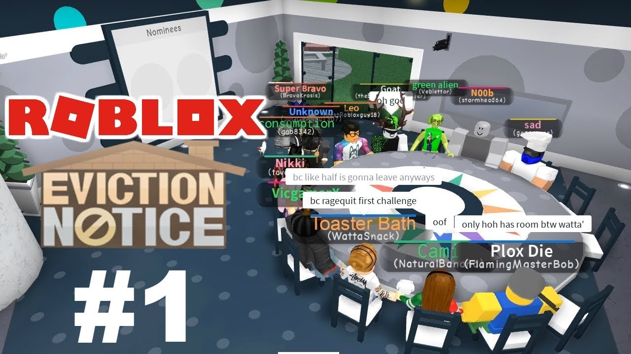 Nominated Roblox Eviction Notice 1 Youtube - eviction notice roblox game