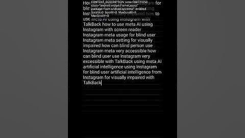 how to use artificial intelligence using Instagram for blind all AI features available on Instagram